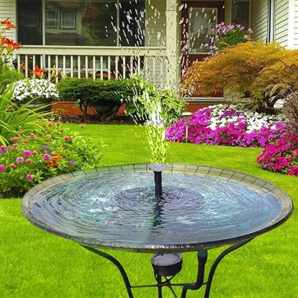 Sunflow™ Solar-Powered Water Fountain