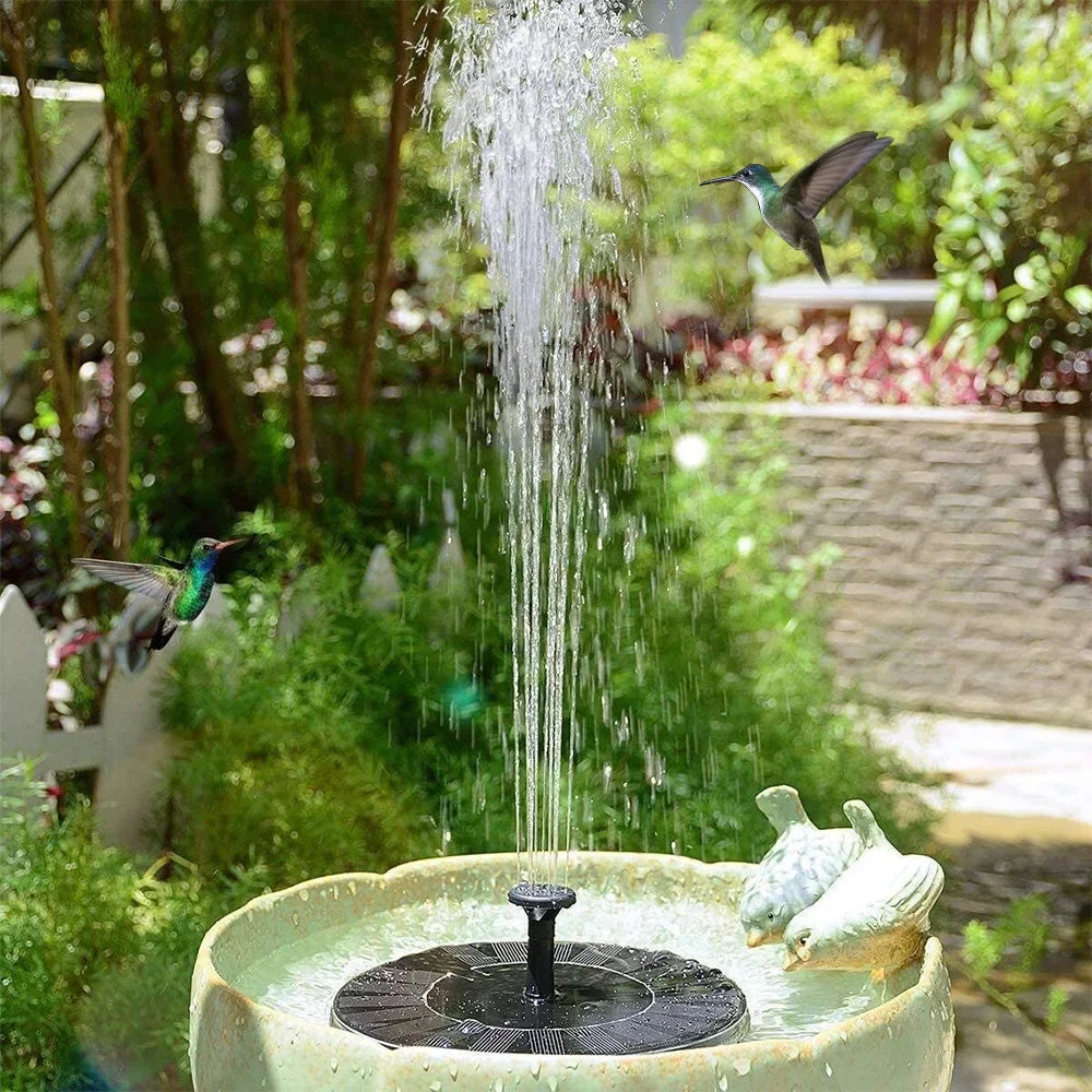 Sunflow™ Solar-Powered Water Fountain