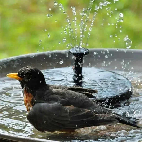 Sunflow™ Solar-Powered Water Fountain