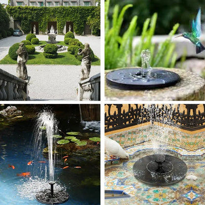 Sunflow™  Solar-Powered Water Fountain