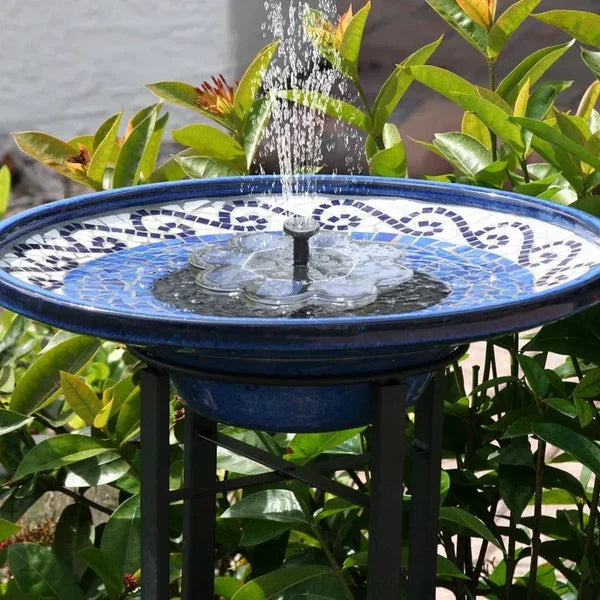 Sunflow™  Solar-Powered Water Fountain